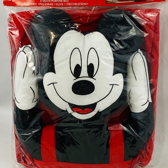 Disney Mickey Mouse Happy‎ Hamper Bag Kids Storage Laundry Decoration Franco - Picture 4 of 6
